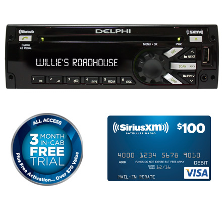 DELPHI PP105715 Semi-Truck Heavy Duty AM/FM/WB/MP3 CD ...