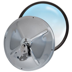 7.5 Stainless Steel Adjustable Convex Mirrors - Center Stud