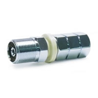 Heavy Duty Chrome Plated Antenna Stud with SO-239 Connector
