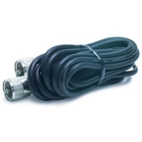 18\' CB Antenna Coax Cable with PL-259 Connectors - Black