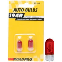 Mood Light Automotive Replacement Bulbs - #194, Red, 2-Pack