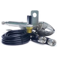 Quick Release Antenna Vise Grip Mirror Mount With SO-239 Stud For CB Radio Antennas