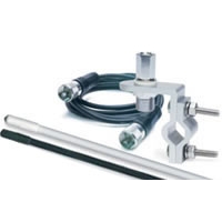 4' Standard Series Mirror Mount Fiberglass CB Antenna Kit