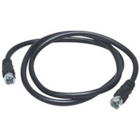 12' TV Coaxial Cable with "F" Connectors