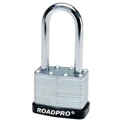 40mm Laminated Steel Padlock with Bumper Guard - 2\" Shackle