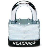 50mm Laminated Steel Padlock with Bumper Guard - 1.25\" Shackle