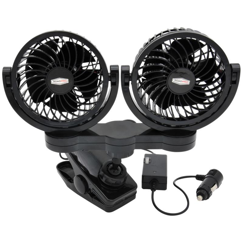 (image for) Dual 12-Volt Fan with Mounting Clip