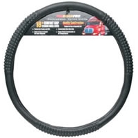 18" Comfort Grip Steering Wheel Cover - Black Massaging