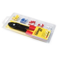 44-Piece Wire Terminal Kit with Wire Cutting/Crimping Tool