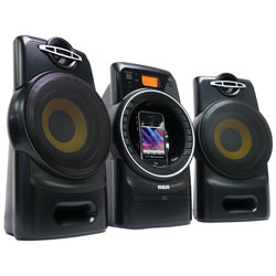 FM/CD Music System with iPhone/ iPod Dock