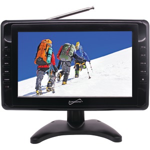 SuperSonic SC-2810 Rechargeable 10 Portable LCD TV AC/DC - 12Volt-Travel®