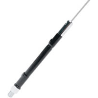 4\' Base-Loaded Stainless Steel 1/4 Wave CB Antenna-500 Watt, Black 6\" Extension