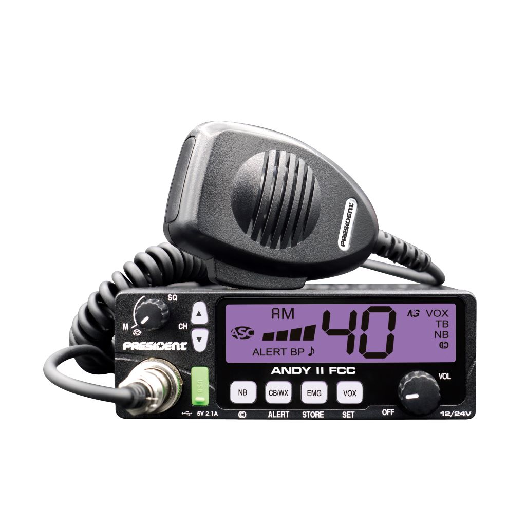 (image for) PRESIDENT ANDY II FCC CB Radio