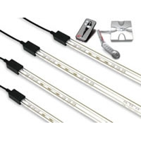 5-Piece Under Car LED Kit with Remote - 16.7 Million Colors