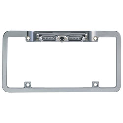 License Plate 1/4 DSP Color CCD Camera - Zinc Metal Chrome