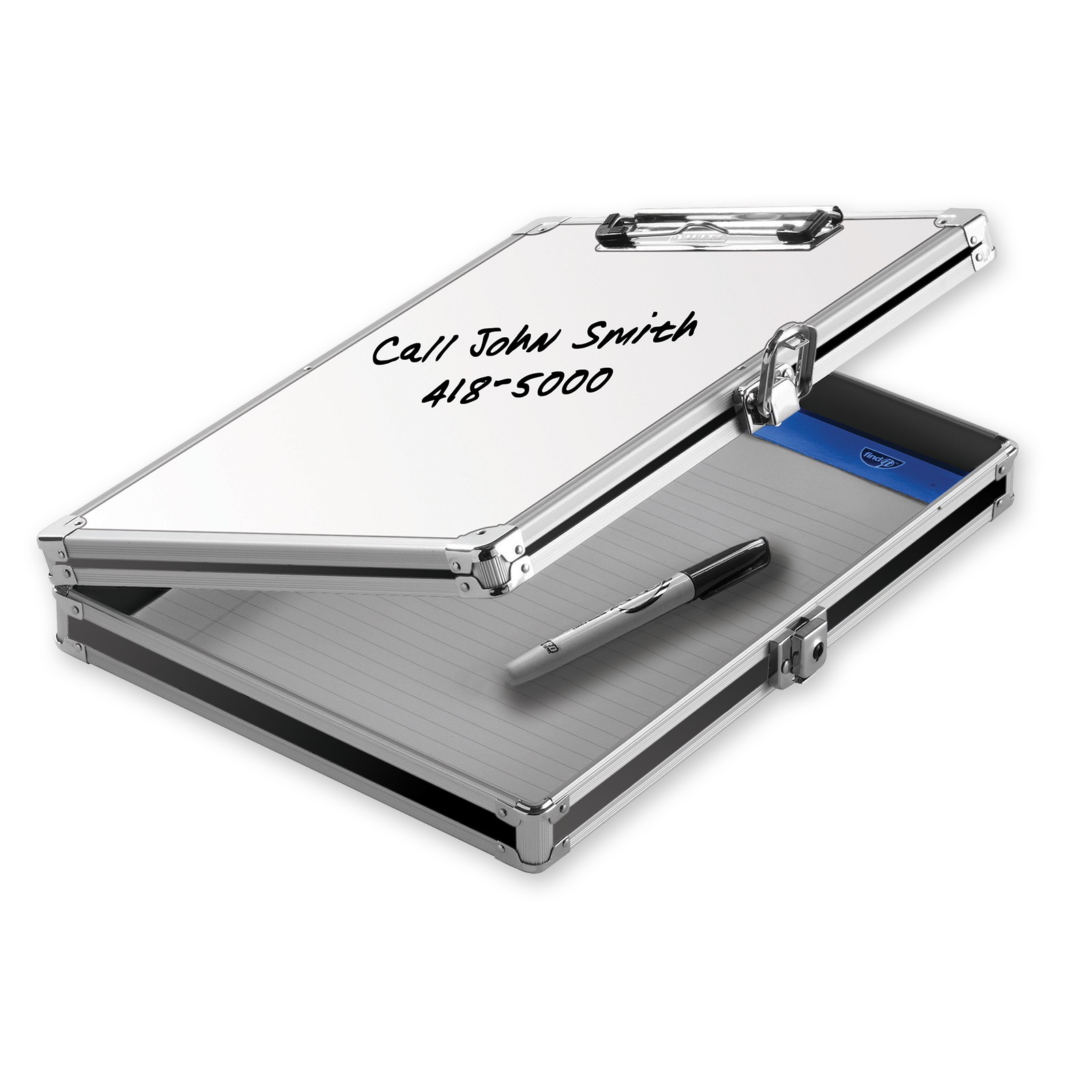 (image for) Locking Storage Clipboard With Dry-Erase Whiteboard